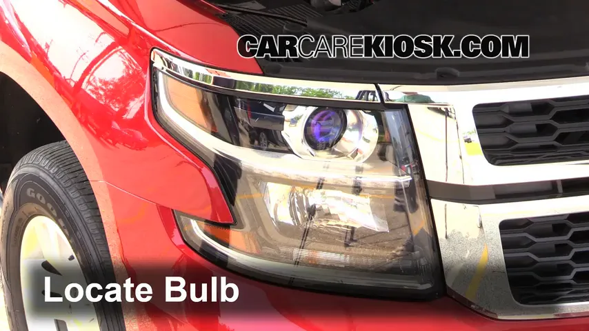 2015 Chevrolet Tahoe LT 5.3L V8 FlexFuel Lights Highbeam (replace bulb)